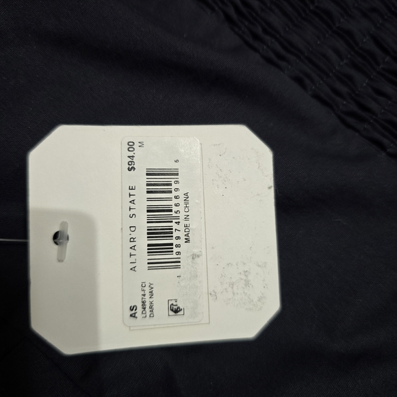 Altar'd State Midnight Blue Strapless Midi Dress - Picture 10 of 12